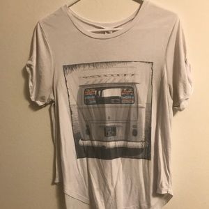 FINAL PRICE 🚌 🌈 Ripcurl White Tee W/VW Bus